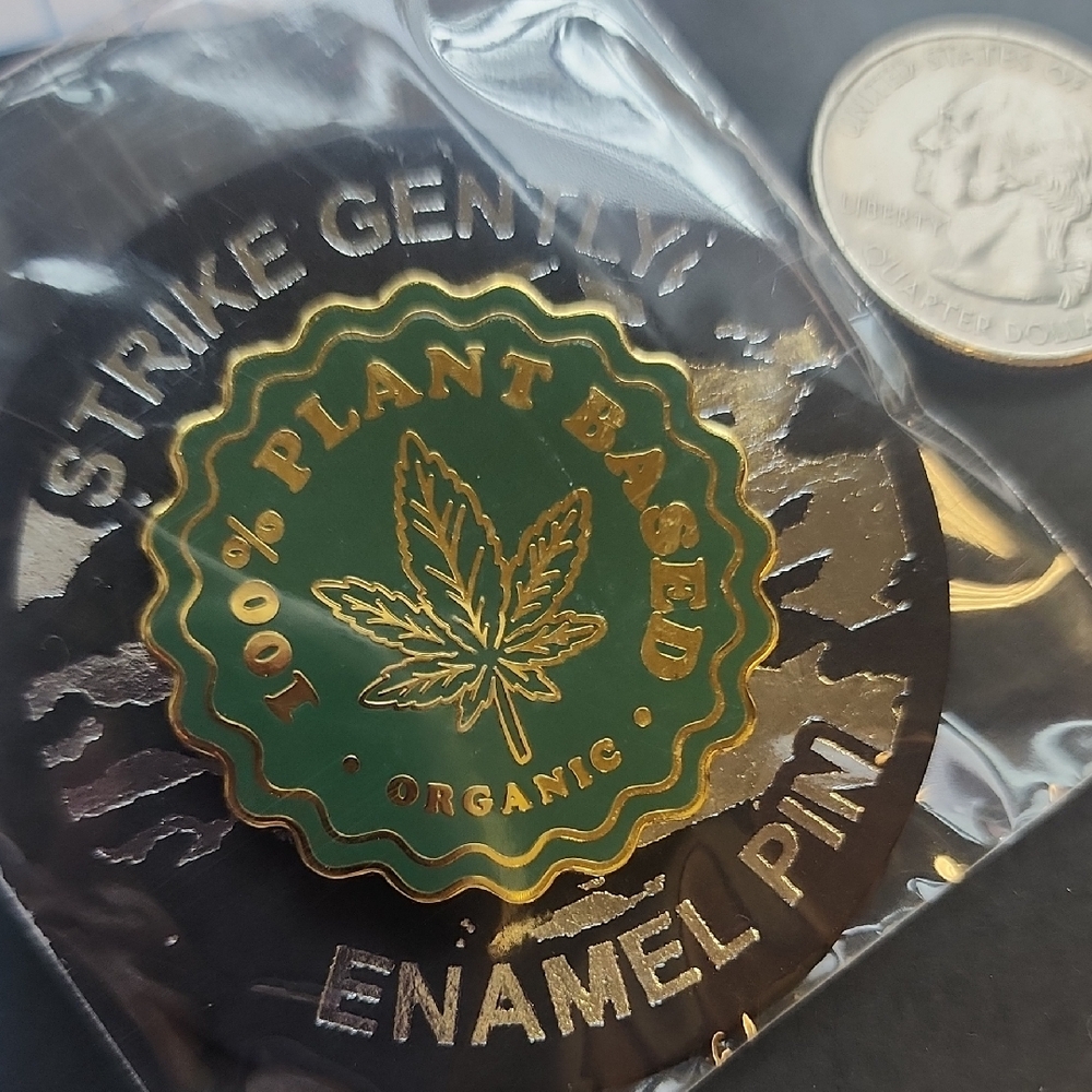 Plant-Based Enamel Pin